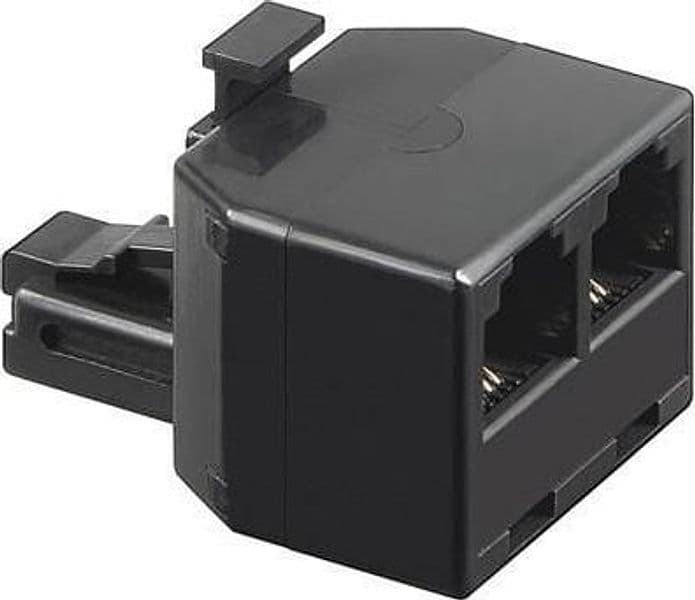Accoppiatore telefonico duplex 6P4C M a 2x 6P4C F in Cavi Scontolo.net - Potenza, commercioVirtuoso.it