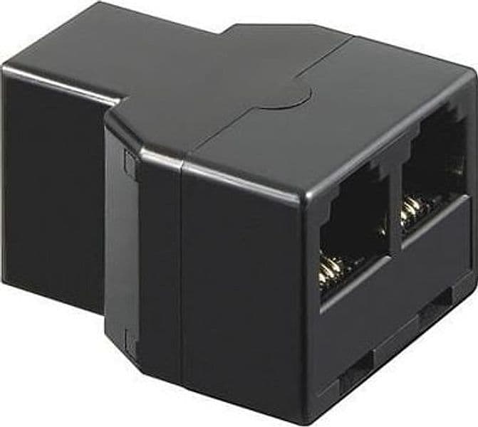Accoppiatore telefonico duplex 6P4C F a 2x 6P4C F in Adattatori Scontolo.net - Potenza, commercioVirtuoso.it