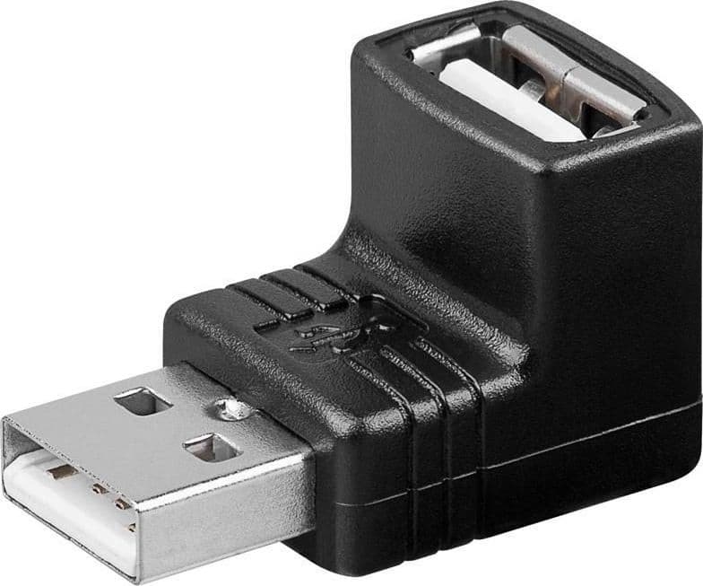 Adattatore USB A maschio/A femmina 90&deg in Adattatori da viaggio Scontolo.net - Potenza, commercioVirtuoso.it