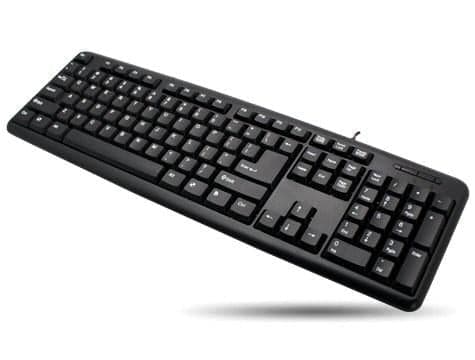 Tastiera 104 tasti USB layout americano Nero in Tastiere da gioco Scontolo.net - Potenza, commercioVirtuoso.it