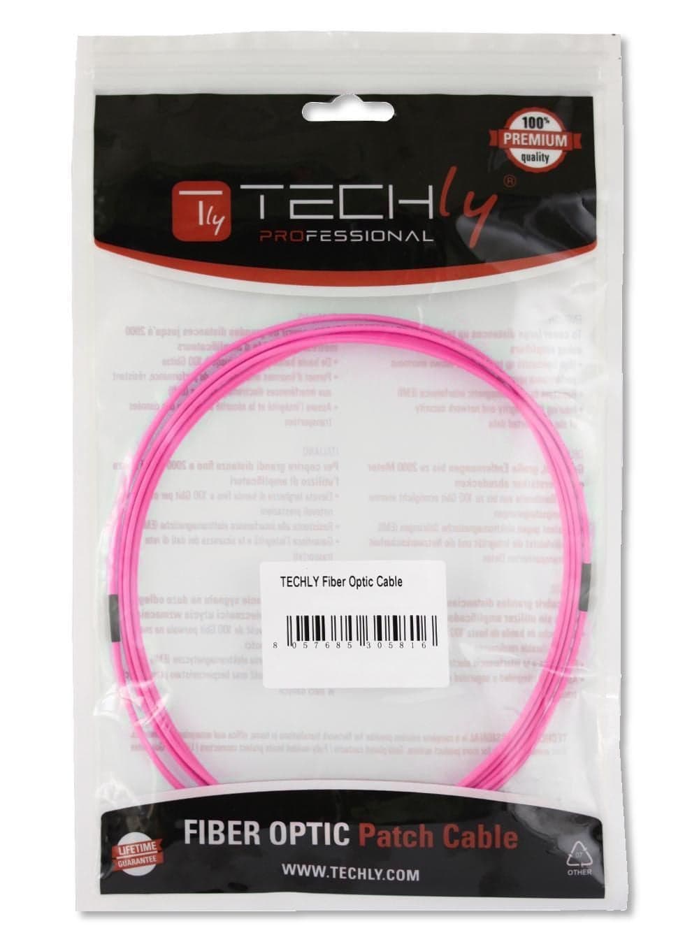 Cavo Fibra Ottica Multimodale OM4 SC/LC 50/125 10 m