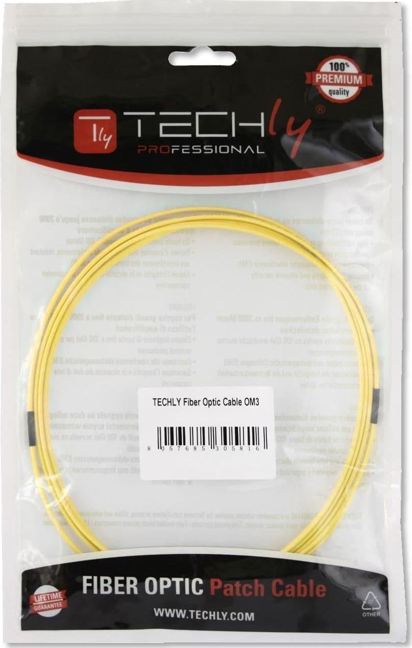 Cavo Fibra Ottica Monomodale OS2 LC/LC 9/125 20 m