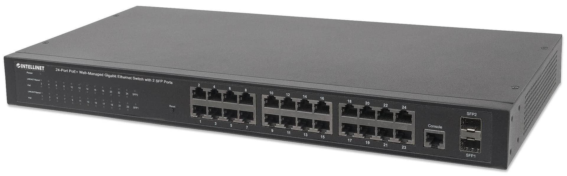 Switch 24 Porte PoE Web-Managed Gigabit Ethernet con 2 Porte SFP in  Scontolo.net - Potenza, commercioVirtuoso.it