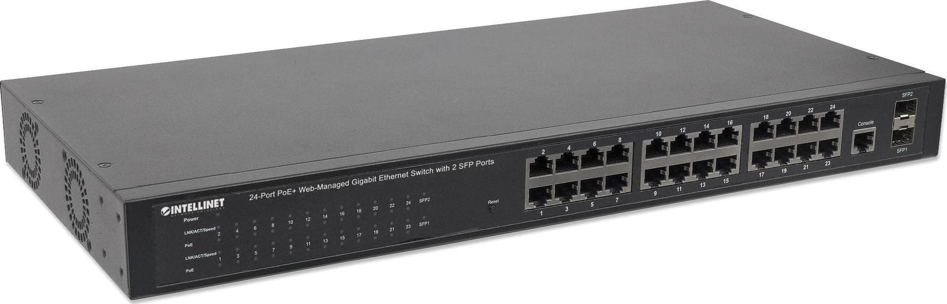 Switch 24 Porte PoE Web-Managed Gigabit Ethernet con 2 Porte SFP in  Scontolo.net - Potenza, commercioVirtuoso.it