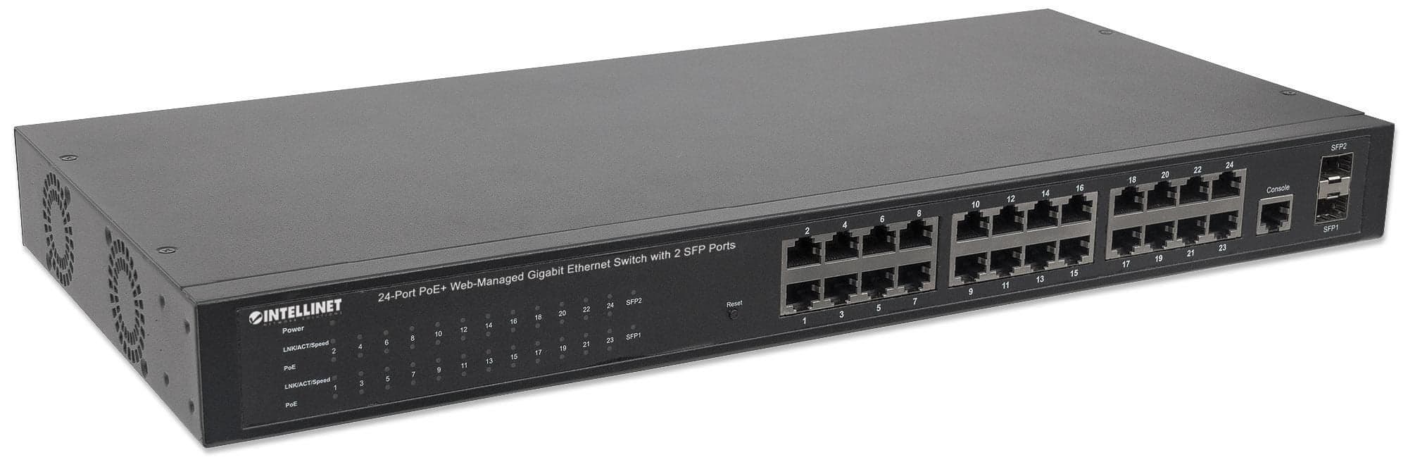 Switch 24 Porte PoE Web-Managed Gigabit Ethernet con 2 Porte SFP in  Scontolo.net - Potenza, commercioVirtuoso.it