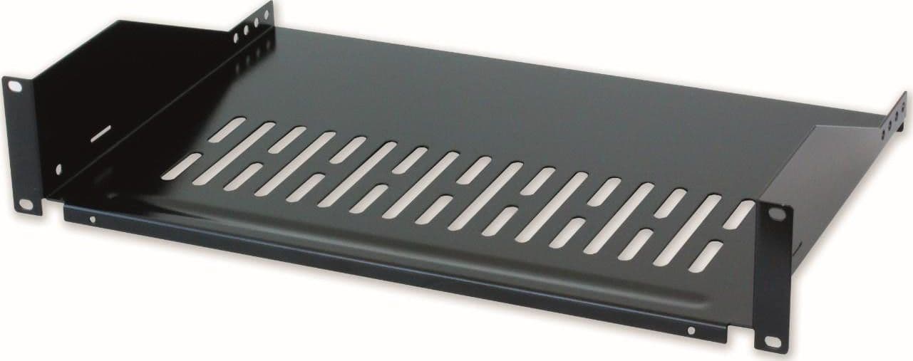 Mensola per Rack 19'' 400 mm 2U Nera 2 punti in  Scontolo.net - Potenza, commercioVirtuoso.it