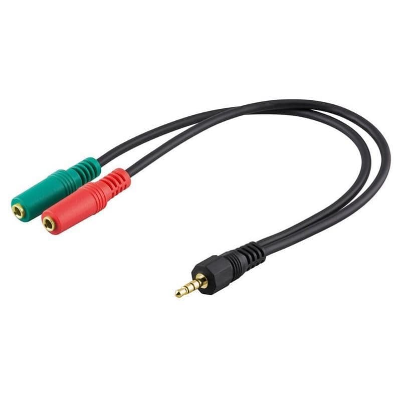 Cavo Sdoppiatore Microfono Cuffia jack 3,5 mm per Smartphone e Notebook in Adattatori Scontolo.net - Potenza, commercioVirtuoso.it