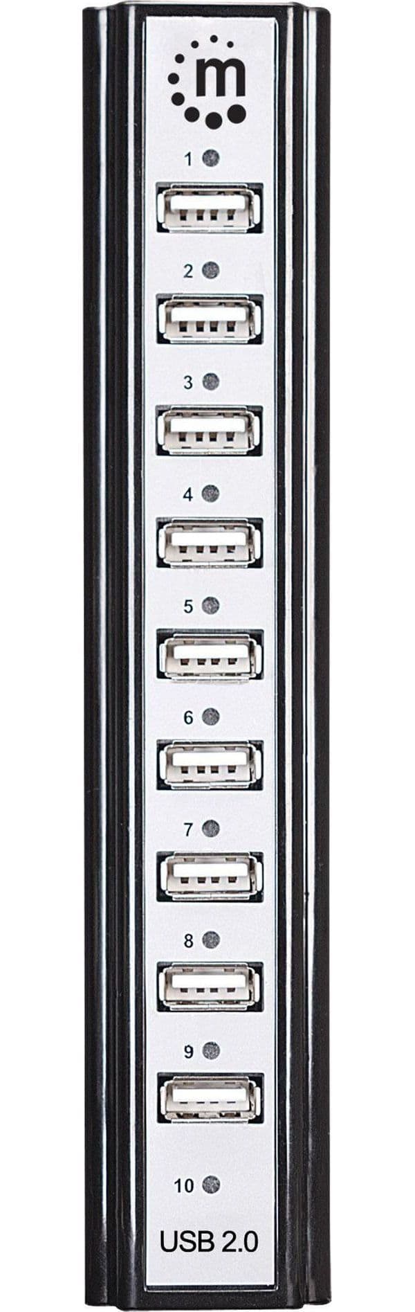 Hub USB 2.0 Hi-Speed 10 Porte da Tavolo con Alimentatore in  Scontolo.net - Potenza, commercioVirtuoso.it