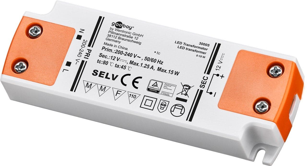 Alimentatore Led da 15W per Led (0.5W-15W) in Trasformatori a bassa intensità Scontolo.net - Potenza, commercioVirtuoso.it
