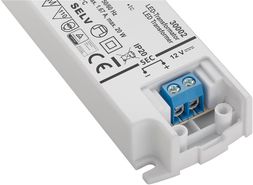 Alimentatore Led da 20W per Led (0.5W-20W) in Trasformatori a bassa intensità Scontolo.net - Potenza, commercioVirtuoso.it