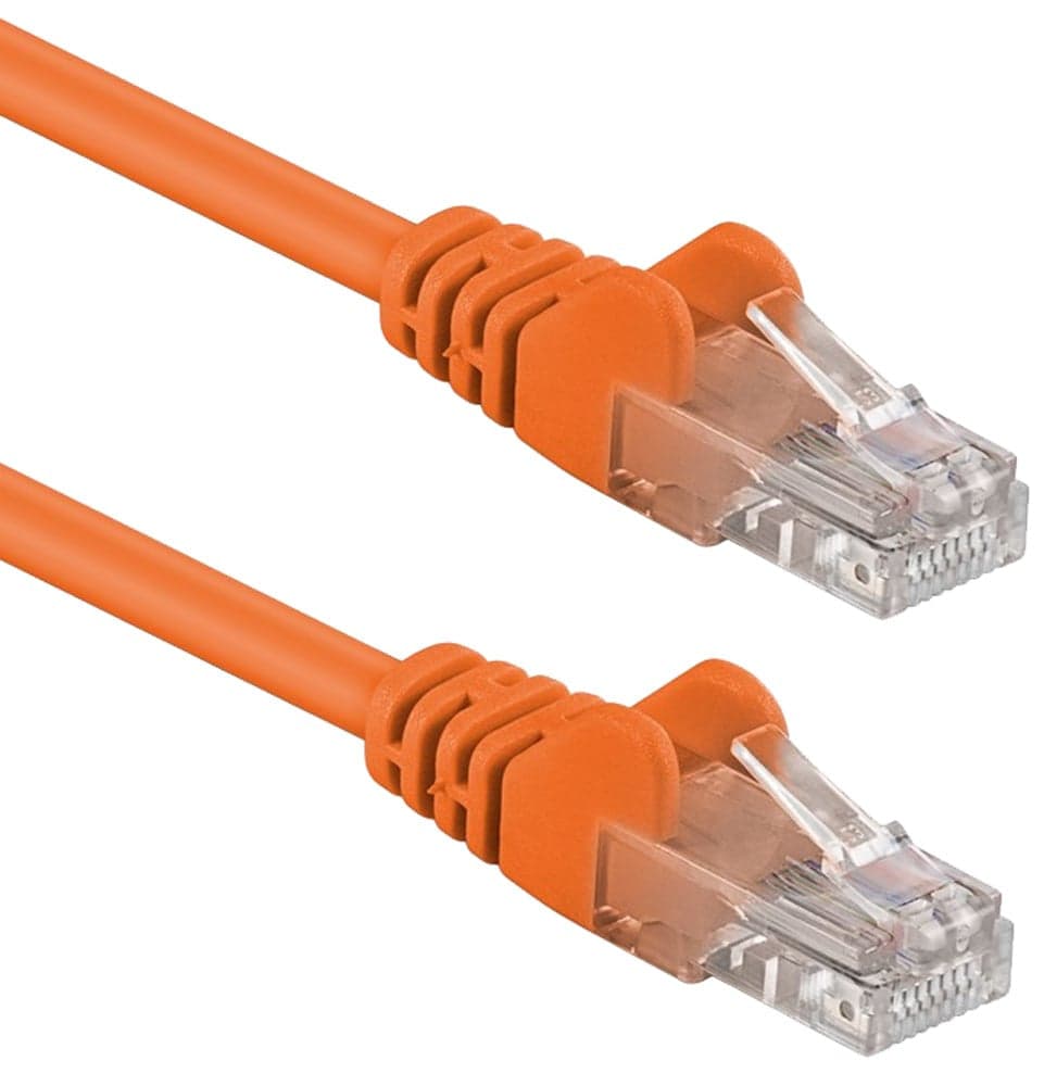 Cavo di rete Patch CCA Cat. 5e Arancione UTP 0,5 mt in Cavi Ethernet Scontolo.net - Potenza, commercioVirtuoso.it