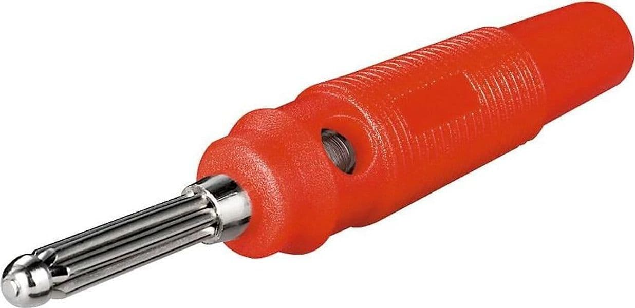 Inseritore Presa Banana per 4mm Rosso