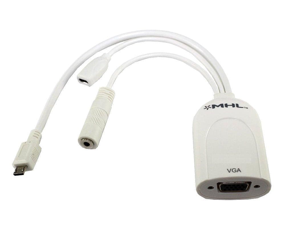 Adattatore MHL a VGA con audio per dispositivi mobili in  Scontolo.net - Potenza, commercioVirtuoso.it