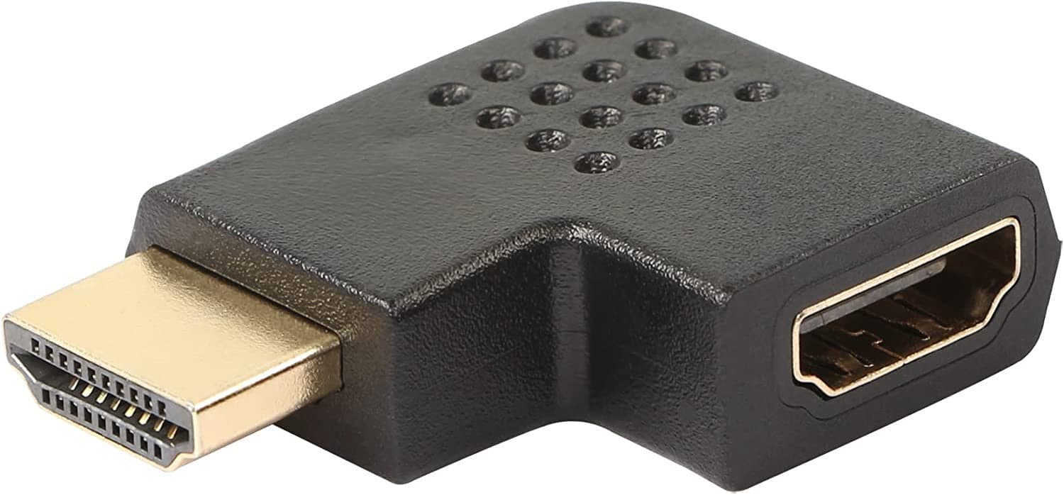 Adattatore HDMI Maschio / Femmina Angolato 90&deg in Cavi HDMI Scontolo.net - Potenza, commercioVirtuoso.it