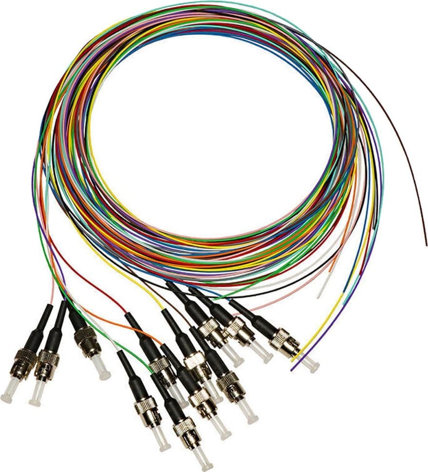 Set 12 Pigtail Fibra Ottica Multimodale OM3 ST 50/125 2 m in  Scontolo.net - Potenza, commercioVirtuoso.it