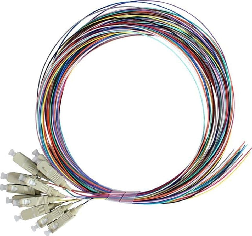 Set 12 Pigtail Fibra Ottica Multimodale OM3 SC 50/125 2 m in  Scontolo.net - Potenza, commercioVirtuoso.it