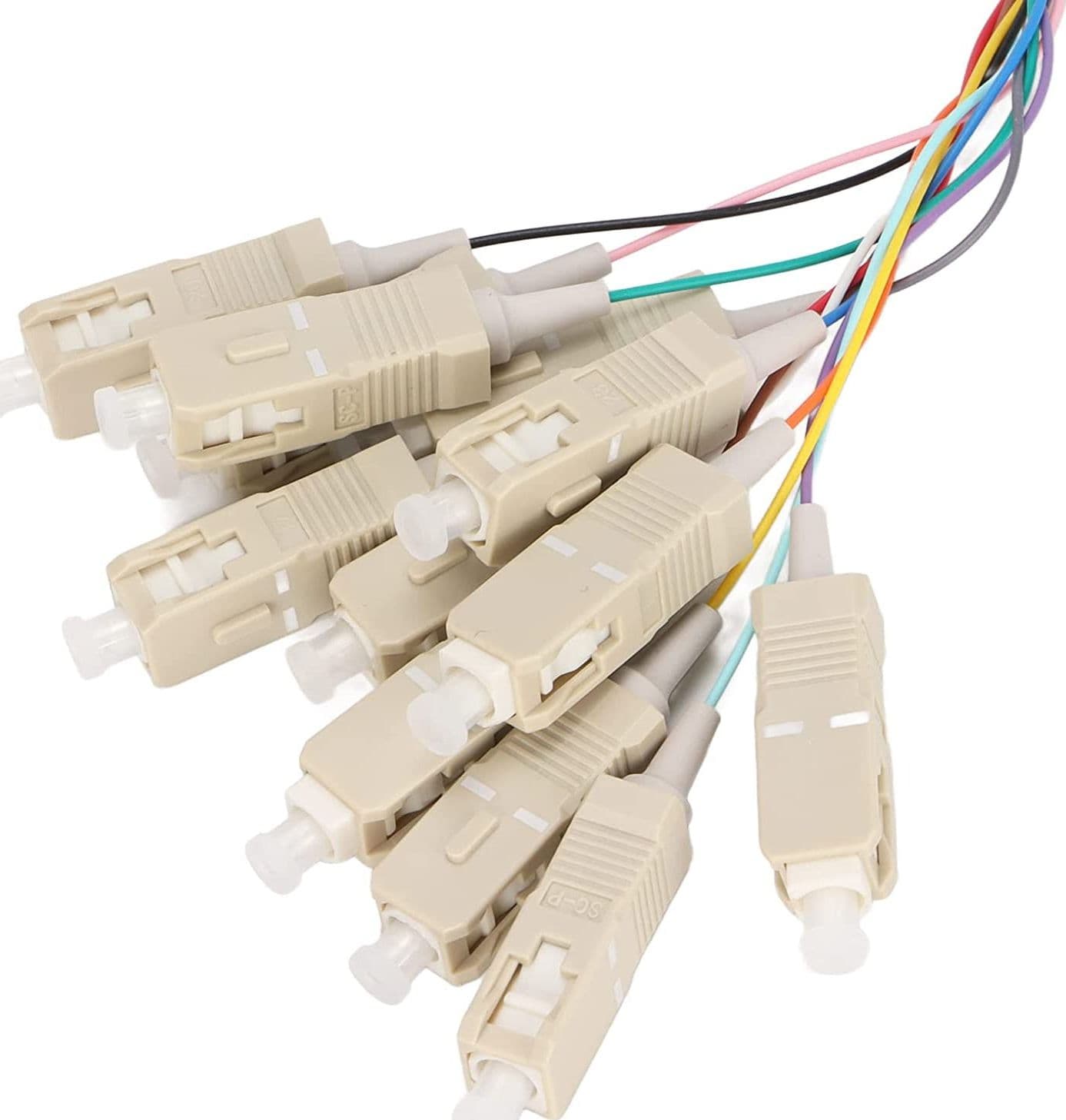 Set 12 Pigtail Fibra Ottica Multimodale OM3 SC 50/125 2 m in  Scontolo.net - Potenza, commercioVirtuoso.it