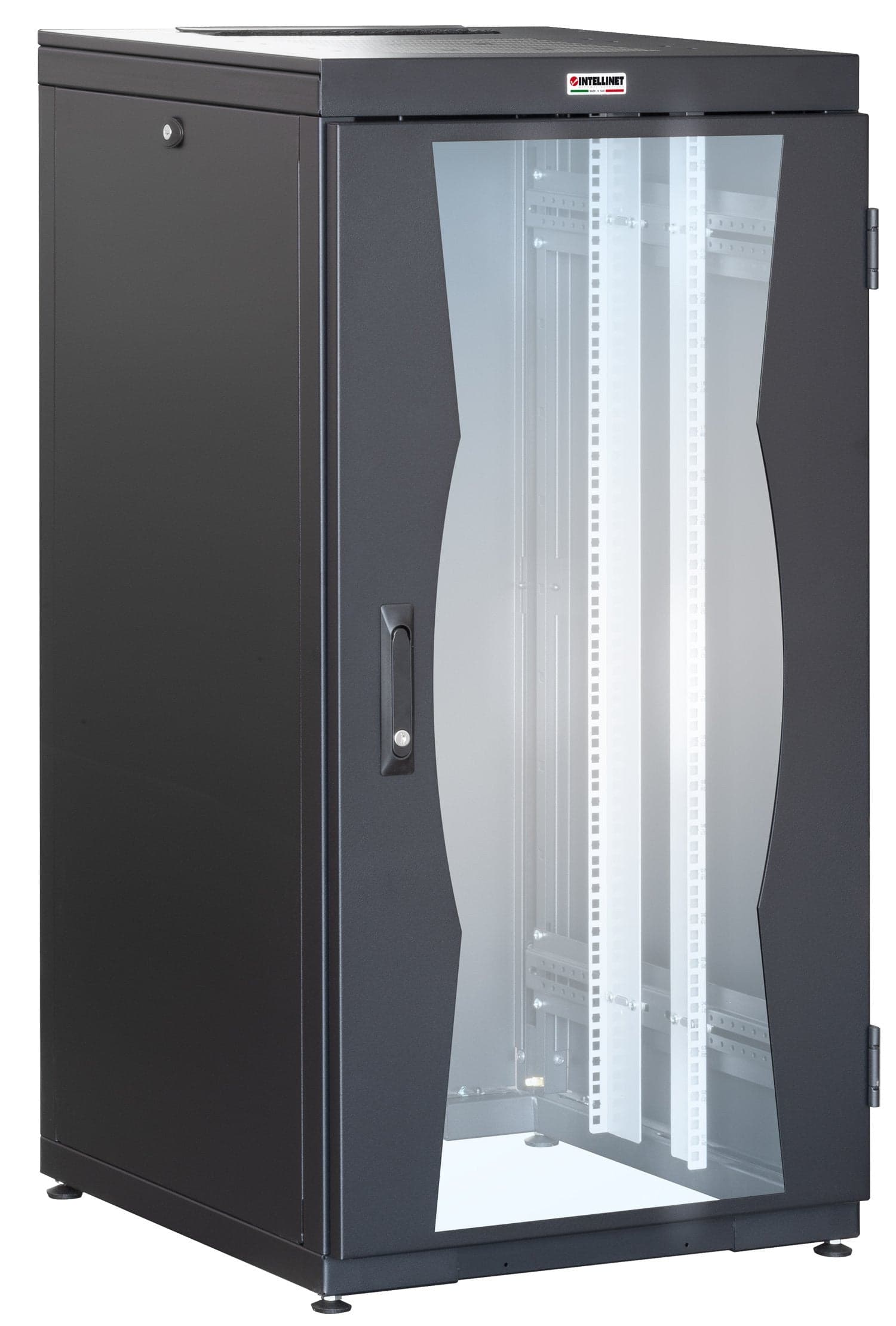 Armadio NetRack 19'' 600x600 24 Unit&agrave Nero da Assemblare in  Scontolo.net - Potenza, commercioVirtuoso.it