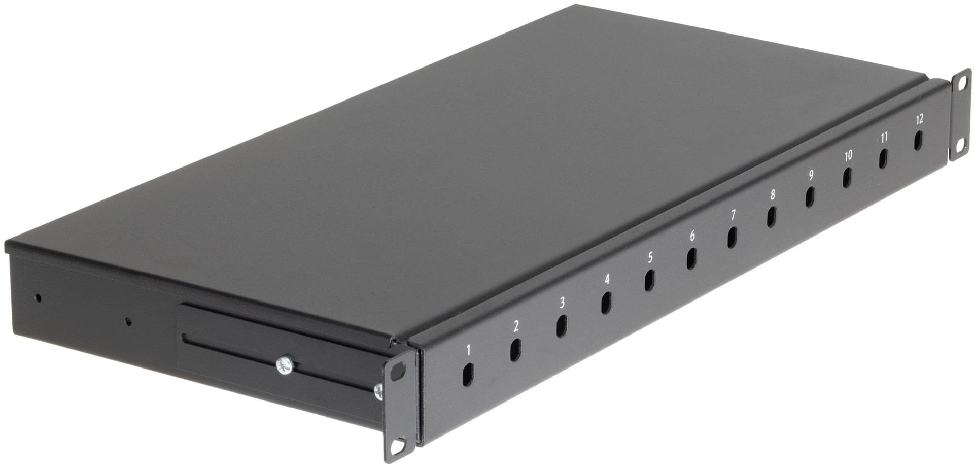 Cassetto Ottico 19'' 12 porte ST Nero Fisso in Cavi Scontolo.net - Potenza, commercioVirtuoso.it