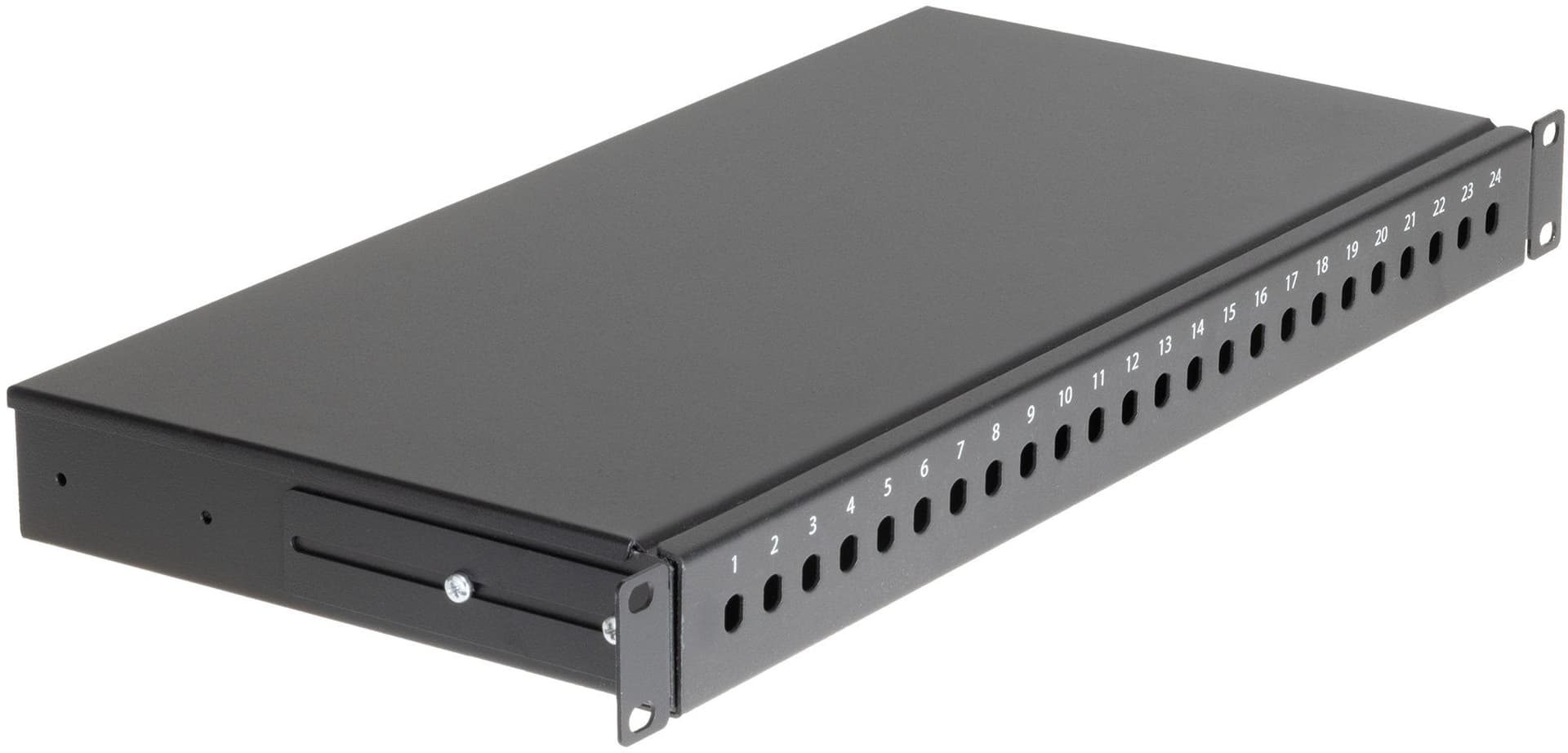 Cassetto Ottico 19'' 24 porte ST Nero Fisso in Cavi Scontolo.net - Potenza, commercioVirtuoso.it