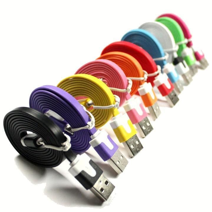 Cavo Flat USB AM a Micro USB M Rosa 1m in  Scontolo.net - Potenza, commercioVirtuoso.it