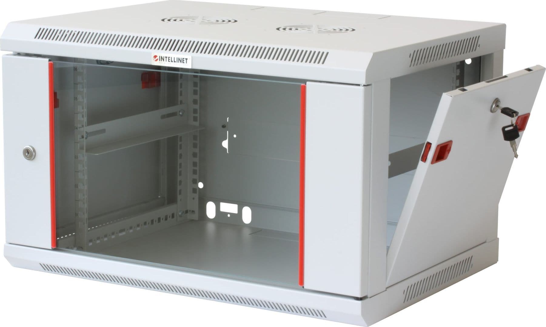 Armadio Rack 19'' a muro 9 unit&agrave sezione unica prof. 450 Grigio in  Scontolo.net - Potenza, commercioVirtuoso.it