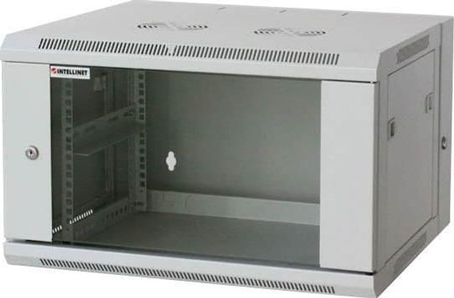 Armadio Rack 19'' a muro 15 unit&agrave due sezioni Grigio in  Scontolo.net - Potenza, commercioVirtuoso.it