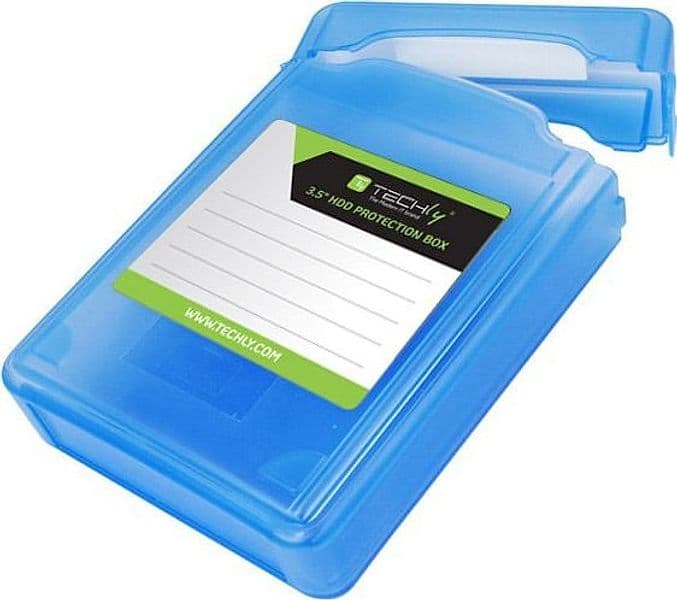 Scatola di Protezione per 1 HDD 3,5'' Azzurro Trasparente in  Scontolo.net - Potenza, commercioVirtuoso.it