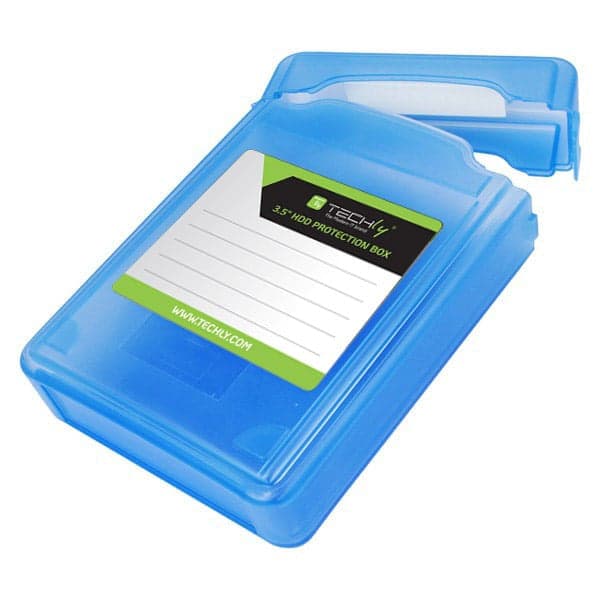 Scatola di Protezione per 1 HDD 3,5'' Azzurro Trasparente in  Scontolo.net - Potenza, commercioVirtuoso.it