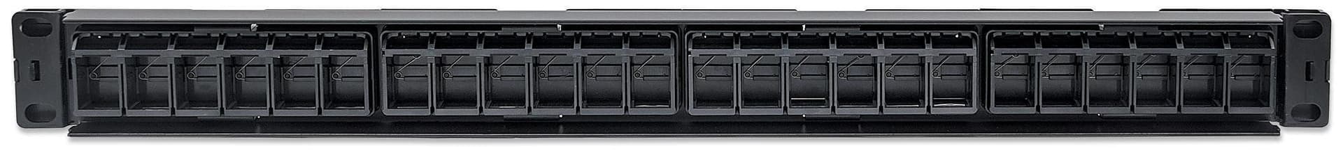Pannello Patch Modulare 24 Porte Slim 1U Nero in Cavi Ethernet Scontolo.net - Potenza, commercioVirtuoso.it