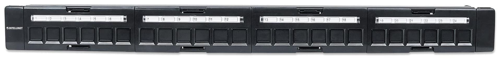Pannello Patch Modulare 24 Porte Slim 1U Nero in Cavi Ethernet Scontolo.net - Potenza, commercioVirtuoso.it