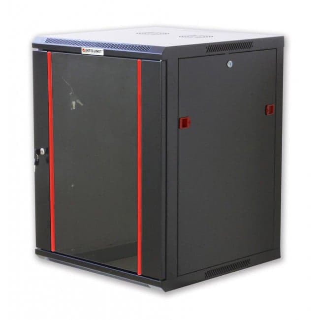Armadio Rack 19'' a muro 15 unit&agrave sezione unica prof. 450mm Nero in  Scontolo.net - Potenza, commercioVirtuoso.it
