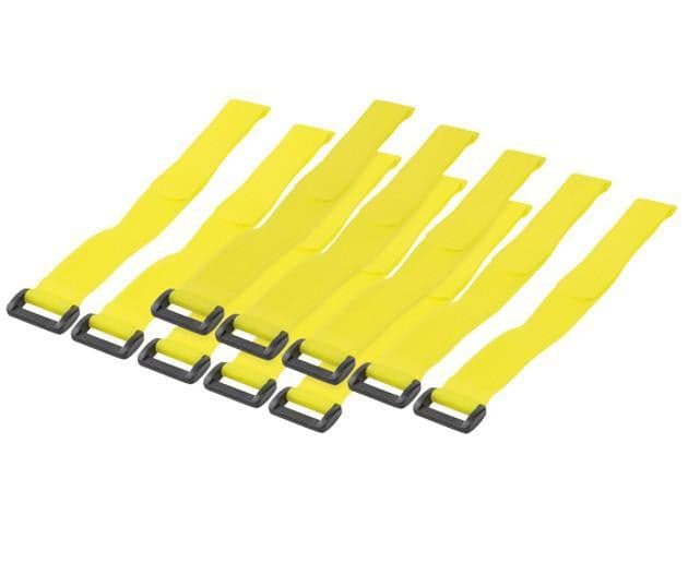 Fascette Fermacavo Gialle in Velcro Set da 10 pz in Stringicavi Scontolo.net - Potenza, commercioVirtuoso.it