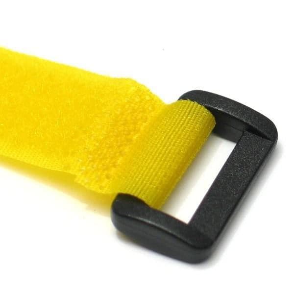 Fascette Fermacavo Gialle in Velcro Set da 10 pz in Stringicavi Scontolo.net - Potenza, commercioVirtuoso.it
