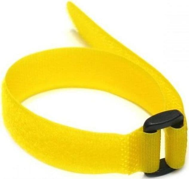 Fascette Fermacavo Gialle in Velcro Set da 10 pz in Stringicavi Scontolo.net - Potenza, commercioVirtuoso.it