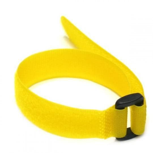Fascette Fermacavo Gialle in Velcro Set da 10 pz in Stringicavi Scontolo.net - Potenza, commercioVirtuoso.it