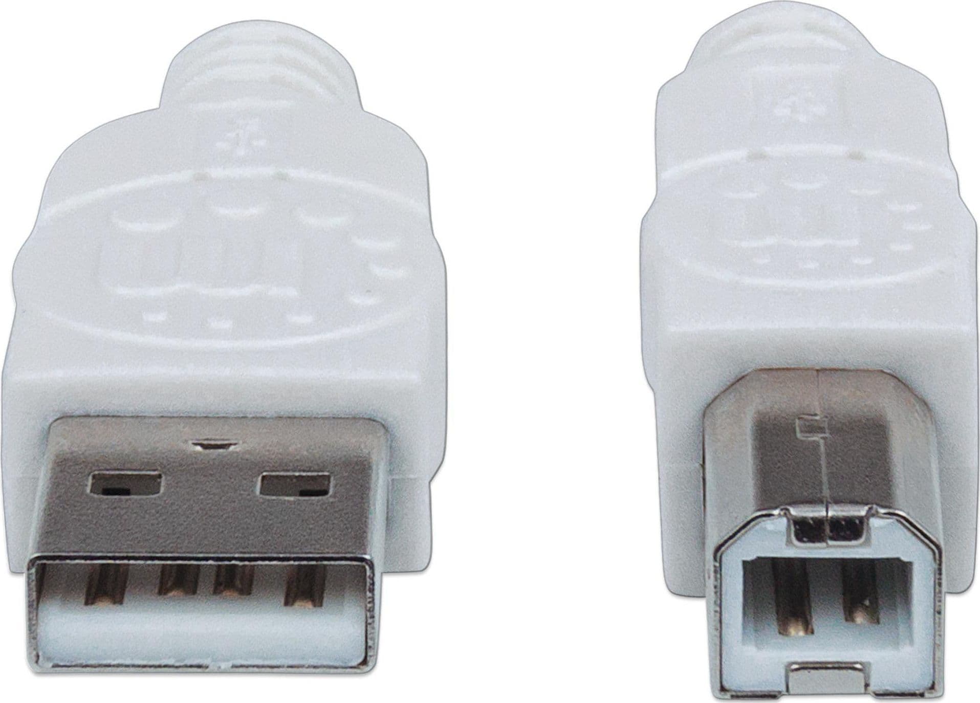 Cavo USB 2.0 A maschio/B maschio 5m Bianco in  Scontolo.net - Potenza, commercioVirtuoso.it