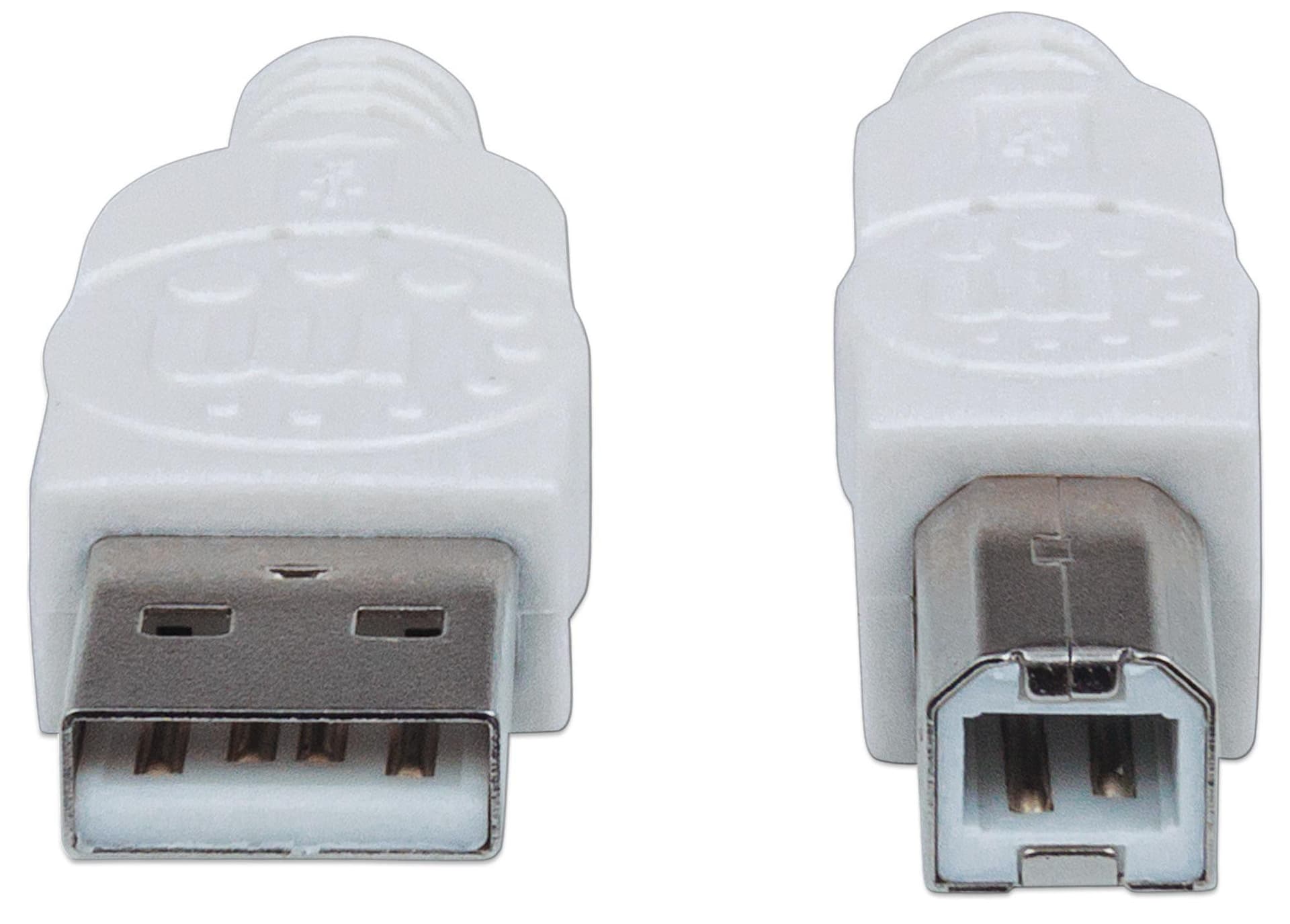 Cavo USB 2.0 A maschio/B maschio 5m Bianco in  Scontolo.net - Potenza, commercioVirtuoso.it