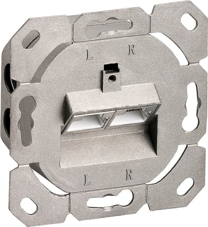 Presa a Muro Esterna 2xRJ45 Cat.6A Bianco in Prese a muro Scontolo.net - Potenza, commercioVirtuoso.it