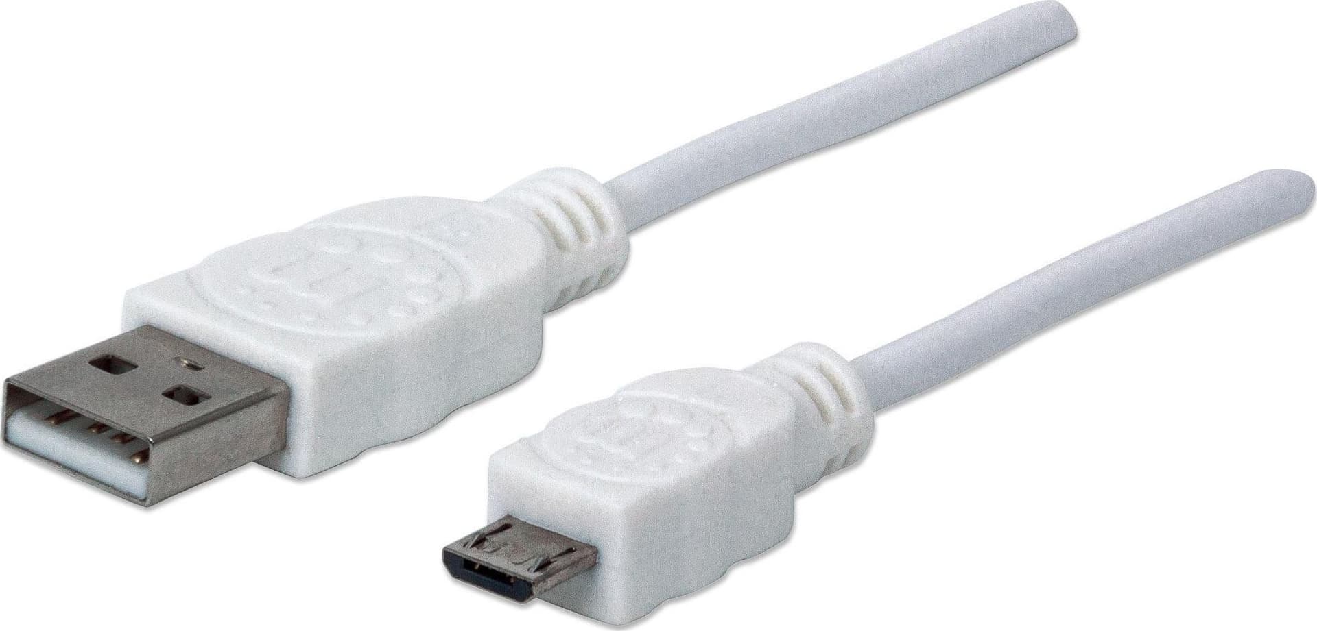 Cavo USB 2.0 A maschio/Micro B maschio 1m Bianco in  Scontolo.net - Potenza, commercioVirtuoso.it
