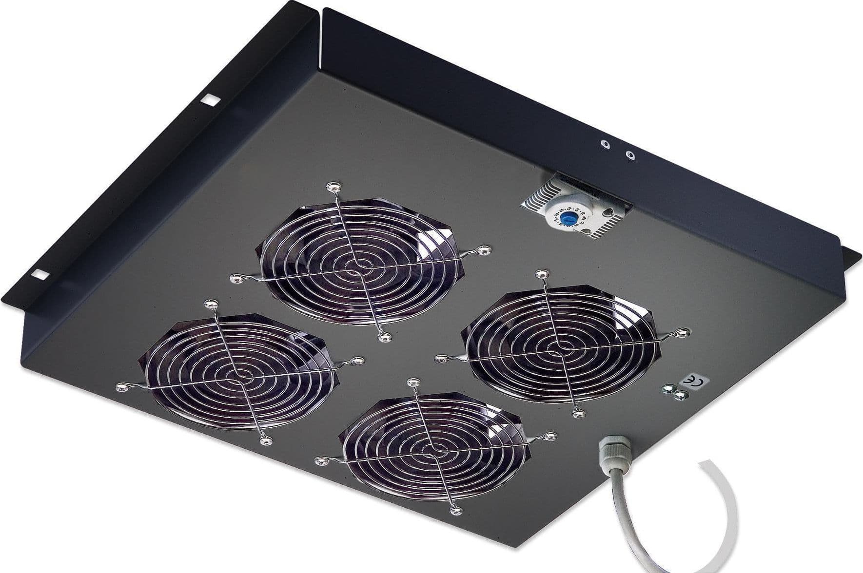 Gruppo di ventilazione a soffitto per Rack 19'' 4 Ventole Nero in Canalizzazioni Scontolo.net - Potenza, commercioVirtuoso.it
