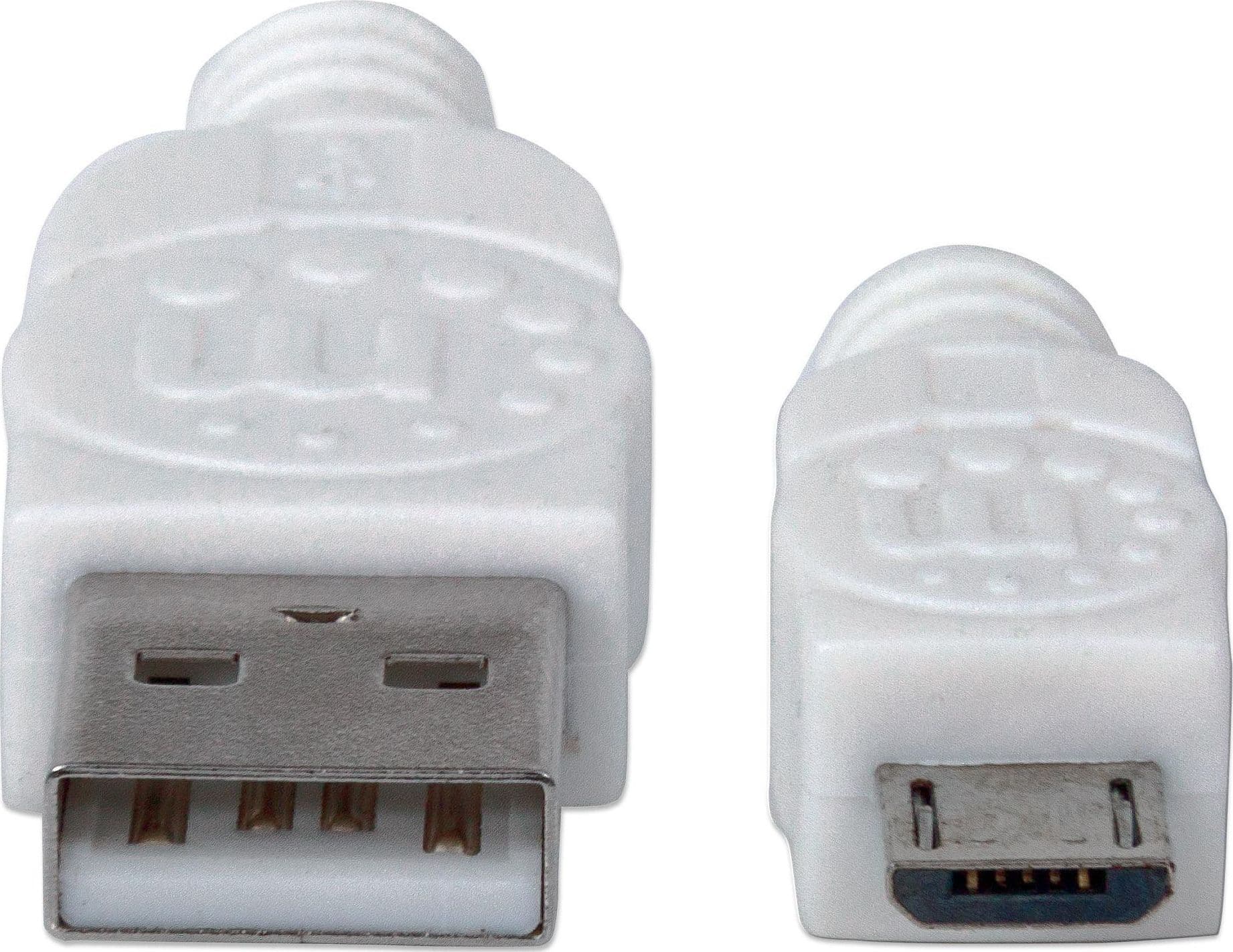 Cavo USB 2.0 A maschio/Micro B maschio 1,8m Bianco in  Scontolo.net - Potenza, commercioVirtuoso.it