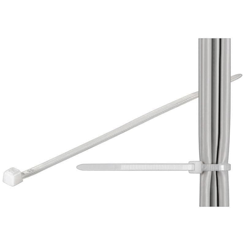 Fascette Fermacavi Autobloccanti 100x2,5mm in Nylon 100pz Bianco in Stringicavi Scontolo.net - Potenza, commercioVirtuoso.it