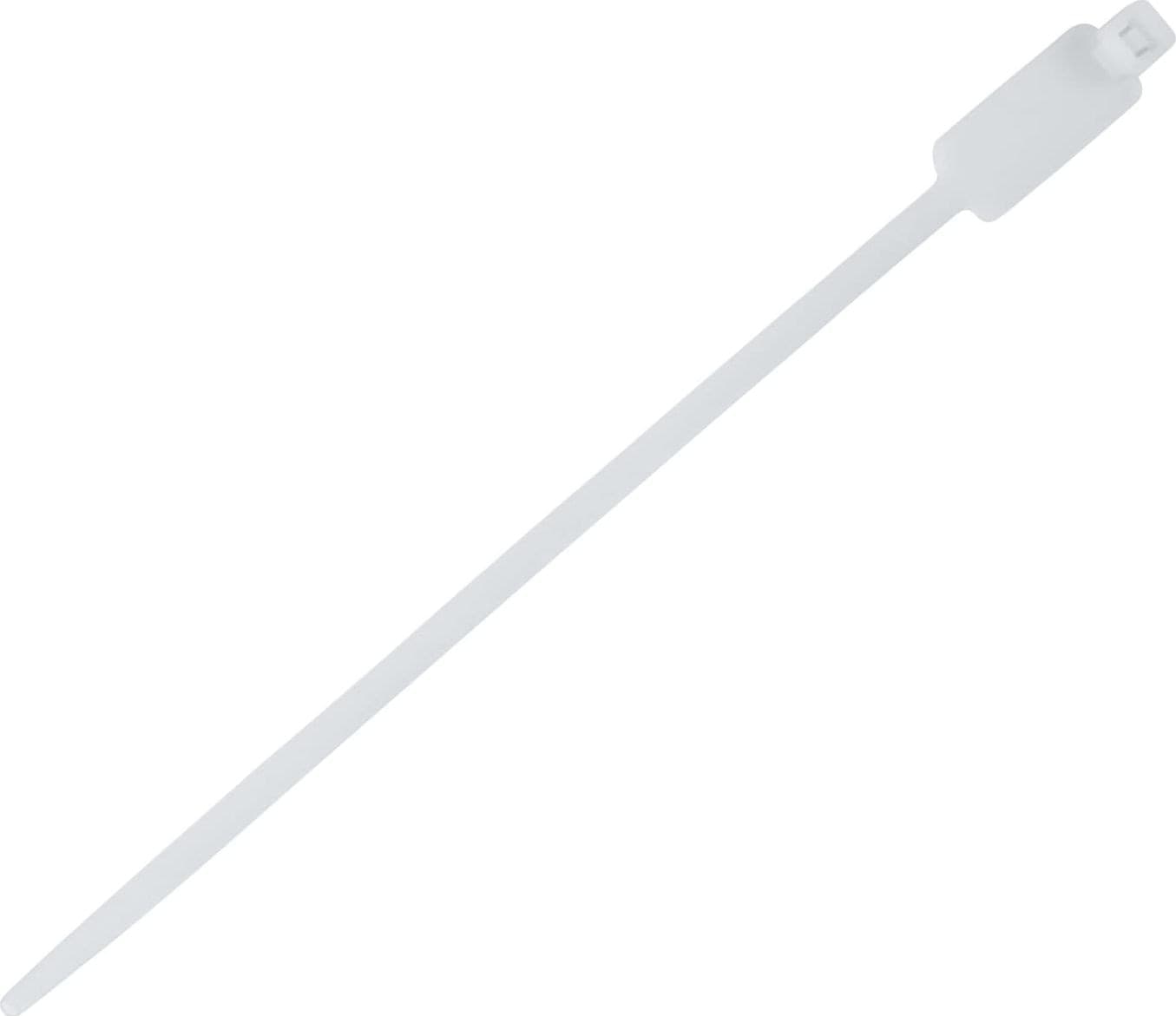 Fascette Fermacavi 200x4,8mm con Targhetta 13x28mm 100 pz Bianco in Stringicavi Scontolo.net - Potenza, commercioVirtuoso.it