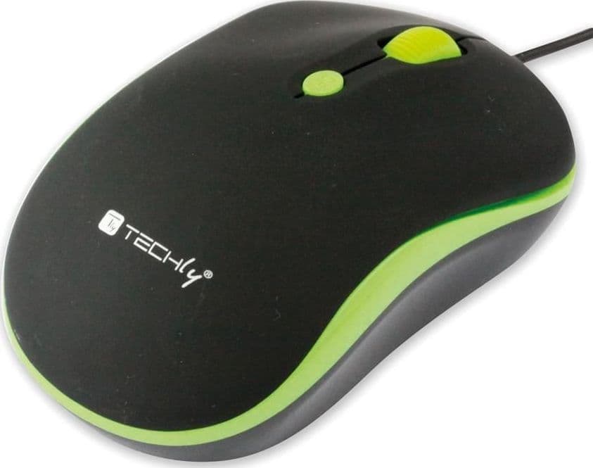 Mouse Ottico USB 800-1600 dpi Nero/Verde in  Scontolo.net - Potenza, commercioVirtuoso.it