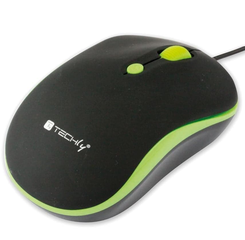 Mouse Ottico USB 800-1600 dpi Nero/Verde in  Scontolo.net - Potenza, commercioVirtuoso.it