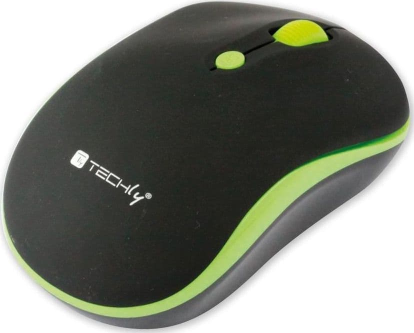 Mouse Wireless 2.4GHz 800-1600 dpi Nero/Verde in  Scontolo.net - Potenza, commercioVirtuoso.it