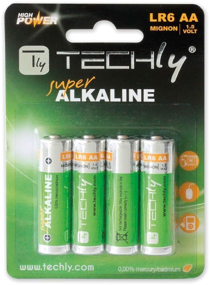Blister 4 Batterie High Power Stilo AA Alcaline LR06 1,5V in Pile monouso Scontolo.net - Potenza, commercioVirtuoso.it