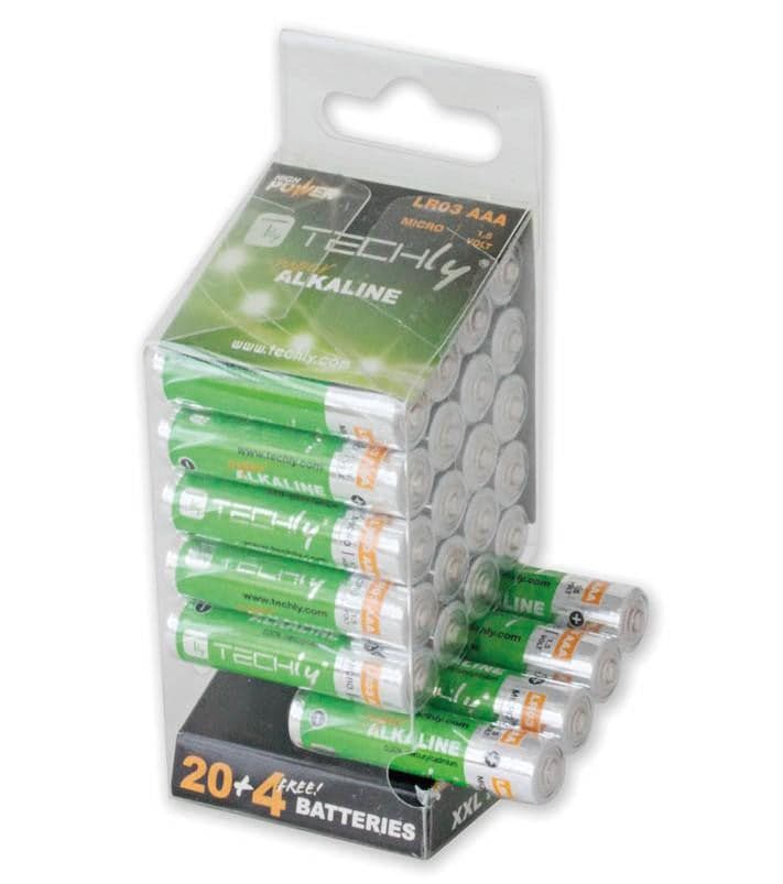 Multipack 24 Batterie High Power Mini Stilo AAA Alcaline LR03 1,5V in Pile monouso Scontolo.net - Potenza, commercioVirtuoso.it