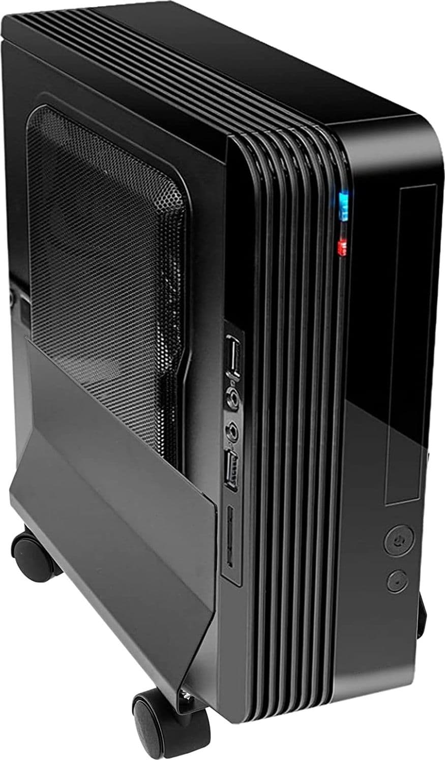 Supporto per PC in Acciaio con Ruote Nero in  Scontolo.net - Potenza, commercioVirtuoso.it